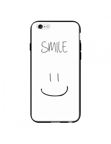 Coque Smile Souriez Blanc pour iPhone 6 - Jonathan Perez