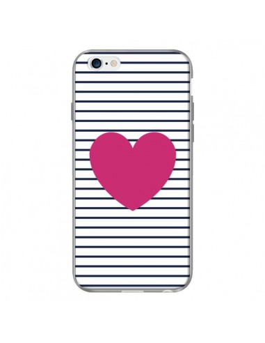 Coque Coeur Traits Marin pour iPhone 6 - Jonathan Perez