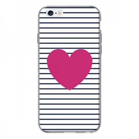 Coque Coeur Traits Marin pour iPhone 6 - Jonathan Perez