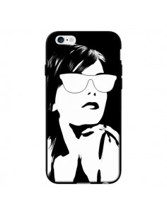 Coque Fille Lunettes Blanches pour iPhone 6 - Jonathan Perez