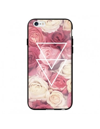 Coque Roses Triangles Fleurs pour iPhone 6 - Jonathan Perez