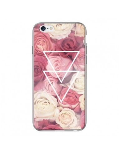 Coque Roses Triangles Fleurs pour iPhone 6 - Jonathan Perez