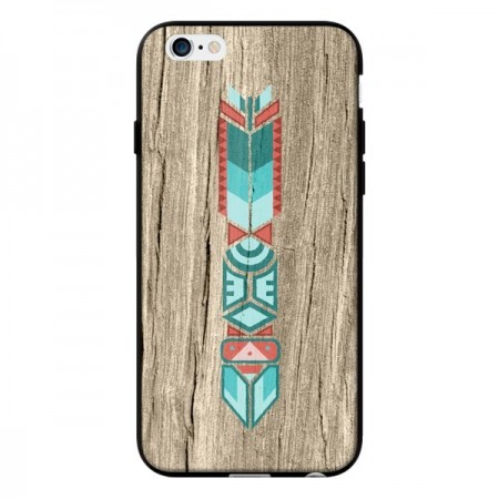 Coque Totem Tribal Azteque Bois Wood pour iPhone 6 - Jonathan Perez Coque Totem Tribal Azteque Bois Wood pour iPhone 6 - Jonathan Perez