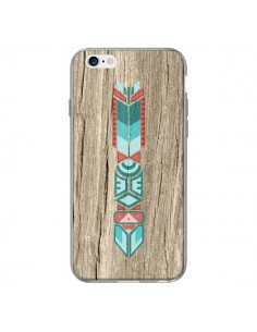 Coque Totem Tribal Azteque Bois Wood pour iPhone 6 - Jonathan Perez 2