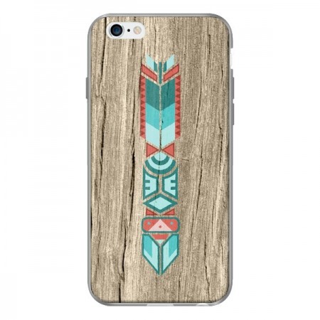 Coque Totem Tribal Azteque Bois Wood pour iPhone 6 - Jonathan Perez Coque Totem Tribal Azteque Bois Wood pour iPhone 6 - Jonathan Perez
