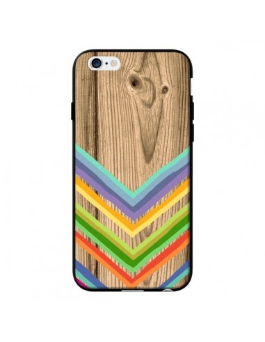 Coque Tribal Azteque Bois Wood pour iPhone 6 - Jonathan Perez