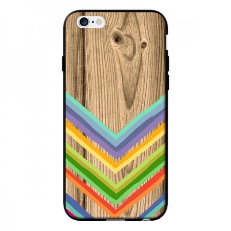 Coque Tribal Azteque Bois Wood pour iPhone 6 - Jonathan Perez