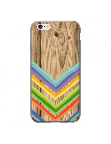 Coque Tribal Azteque Bois Wood pour iPhone 6 - Jonathan Perez
