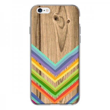 Coque Tribal Azteque Bois Wood pour iPhone 6 - Jonathan Perez