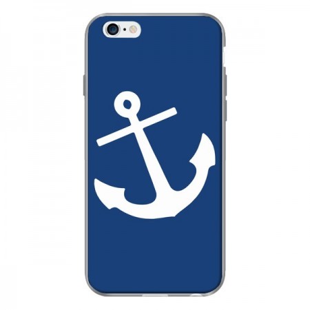Coque Ancre Navire Navy Blue Anchor pour iPhone 6 - Mary Nesrala