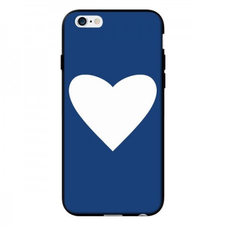 Coque Coeur Navy Blue Heart pour iPhone 6 - Mary Nesrala