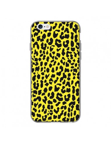 Coque Leopard Jaune pour iPhone 6 - Mary Nesrala