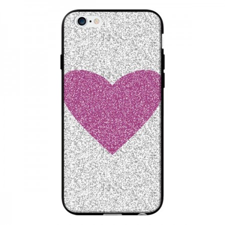 Coque Coeur Rose Argent Love pour iPhone 6 - Mary Nesrala Coque Coeur Rose Argent Love pour iPhone 6 - Mary Nesrala
