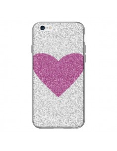 Coque Coeur Rose Argent Love pour iPhone 6 - Mary Nesrala 2