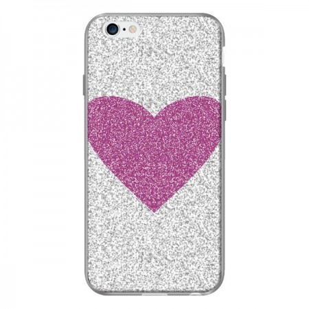 Coque Coeur Rose Argent Love pour iPhone 6 - Mary Nesrala Coque Coeur Rose Argent Love pour iPhone 6 - Mary Nesrala