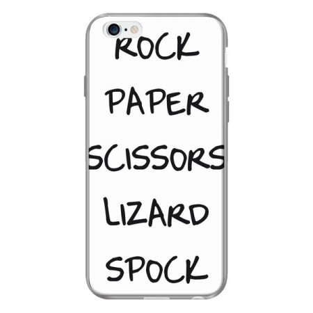 Coque Pierre Papier Ciseau pour iPhone 6 - Mary Nesrala Coque Pierre Papier Ciseau pour iPhone 6 - Mary Nesrala