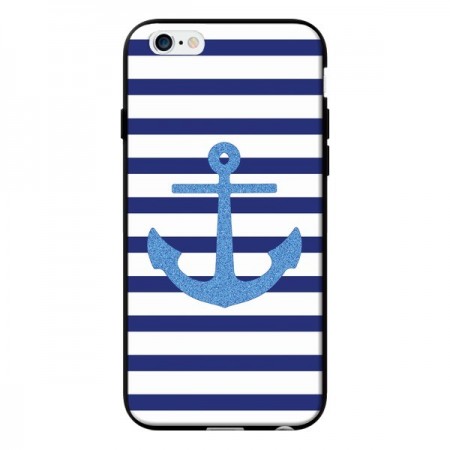 Coque Ancre Voile Marin Navy Blue pour iPhone 6 - Mary Nesrala