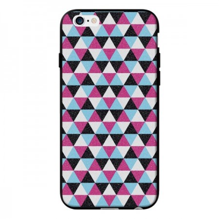 Coque Azteque Triangles Rose Bleu Gris pour iPhone 6 - Mary Nesrala Coque Azteque Triangles Rose Bleu Gris pour iPhone 6 - Mary Nesrala