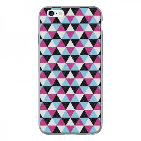 Coque Azteque Triangles Rose Bleu Gris pour iPhone 6 - Mary Nesrala Coque Azteque Triangles Rose Bleu Gris pour iPhone 6 - Mary Nesrala
