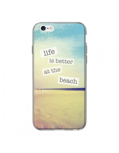 Coque Life is better at the beach Ete Summer Plage pour iPhone 6 - Mary Nesrala