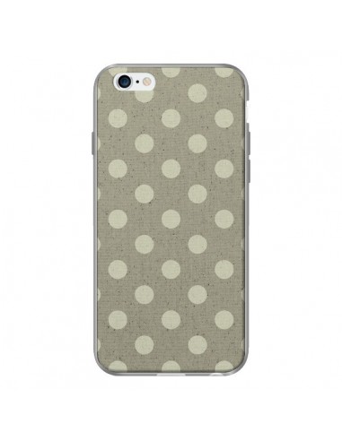 Coque Pois Polka Camel pour iPhone 6 - Mary Nesrala