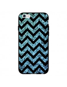 Coque Chevron Aqua Sparkle Triangle Azteque pour iPhone 6 - Mary Nesrala