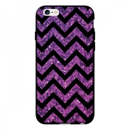 Coque Chevron Purple Sparkle Triangle Azteque pour iPhone 6 - Mary Nesrala Coque Chevron Purple Sparkle Triangle Azteque pour iPhone 6 - Mary Nesrala