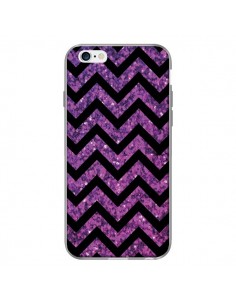 Coque Chevron Purple Sparkle Triangle Azteque pour iPhone 6 - Mary Nesrala 2