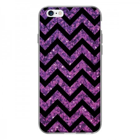 Coque Chevron Purple Sparkle Triangle Azteque pour iPhone 6 - Mary Nesrala Coque Chevron Purple Sparkle Triangle Azteque pour iPhone 6 - Mary Nesrala