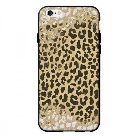 Coque Leopard Golden Or Doré pour iPhone 6 - Mary Nesrala
