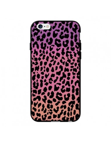 Coque Leopard Hot Rose Corail pour iPhone 6 - Mary Nesrala
