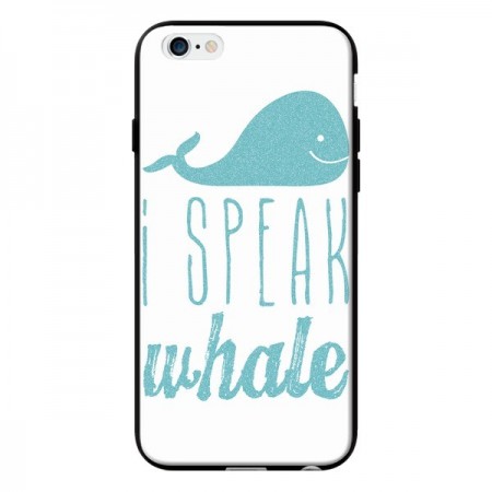 Coque I Speak Whale Baleine Bleu pour iPhone 6 - Mary Nesrala