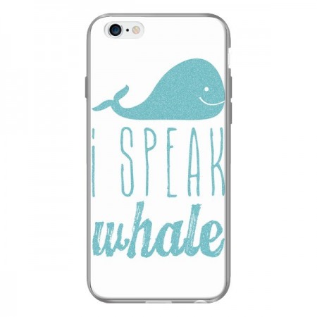 Coque I Speak Whale Baleine Bleu pour iPhone 6 - Mary Nesrala