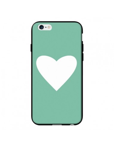 Coque Coeur Mint Vert pour iPhone 6 - Mary Nesrala