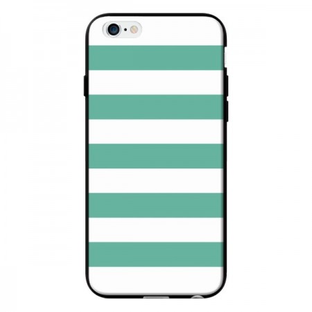 Coque Bandes Mint Vert pour iPhone 6 - Mary Nesrala Coque Bandes Mint Vert pour iPhone 6 - Mary Nesrala