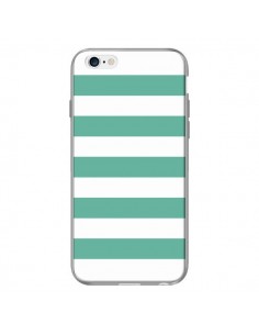Coque Bandes Mint Vert pour iPhone 6 - Mary Nesrala 2