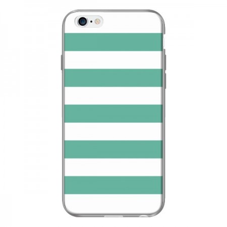 Coque Bandes Mint Vert pour iPhone 6 - Mary Nesrala Coque Bandes Mint Vert pour iPhone 6 - Mary Nesrala