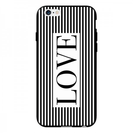 Coque Love Noir et Blanc pour iPhone 6 - Mary Nesrala