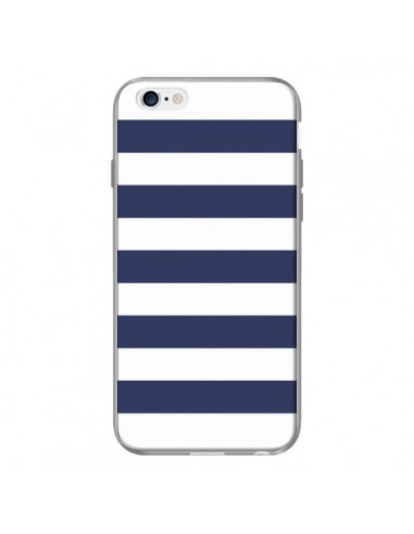 Coque Bandes Marinières Bleu Blanc Gaultier pour iPhone 6 - Mary Nesrala