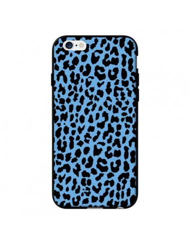 Coque Leopard Bleu Neon pour iPhone 6 - Mary Nesrala