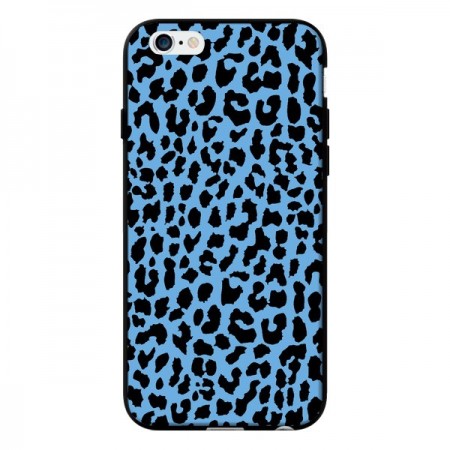 Coque Leopard Bleu Neon pour iPhone 6 - Mary Nesrala