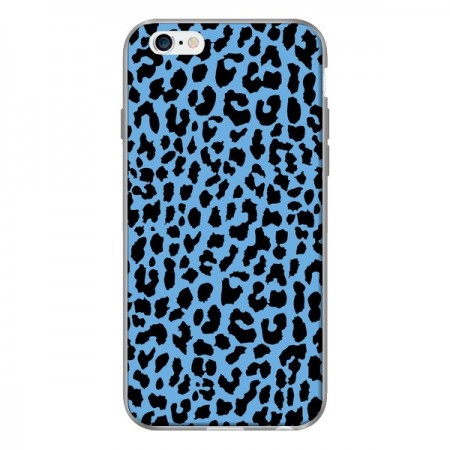 Coque Leopard Bleu Neon pour iPhone 6 - Mary Nesrala