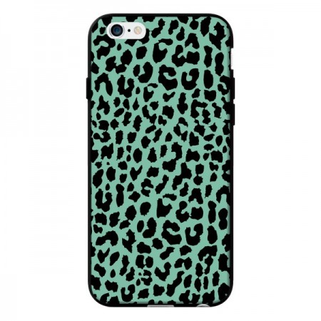 Coque Leopard Mint Vert Neon pour iPhone 6 - Mary Nesrala
