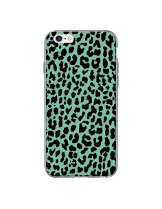 Coque Leopard Mint Vert Neon pour iPhone 6 - Mary Nesrala 2