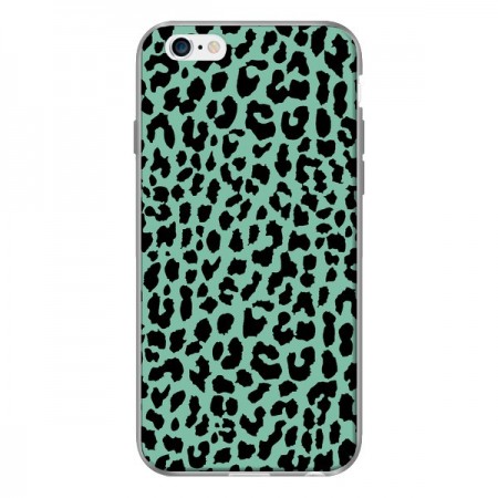 Coque Leopard Mint Vert Neon pour iPhone 6 - Mary Nesrala