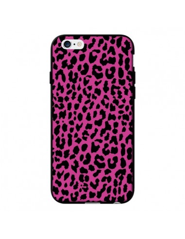 Coque Leopard Rose Pink Neon pour iPhone 6 - Mary Nesrala