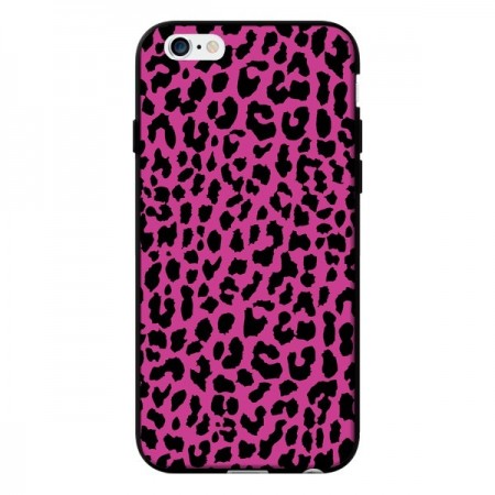 Coque Leopard Rose Pink Neon pour iPhone 6 - Mary Nesrala