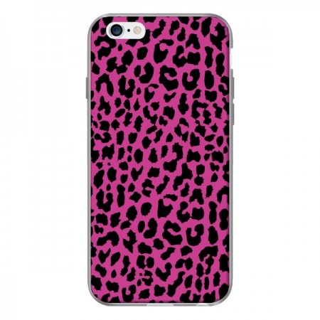 Coque Leopard Rose Pink Neon pour iPhone 6 - Mary Nesrala