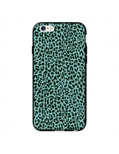 Coque Leopard Turquoise Neon pour iPhone 6 - Mary Nesrala