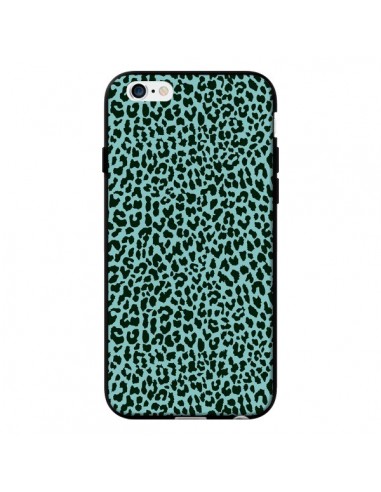 Coque Leopard Turquoise Neon pour iPhone 6 - Mary Nesrala